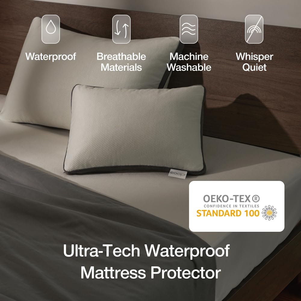 Coop Home Goods Ultra-Tech protector side breathable panels keep nights cooler and quieter