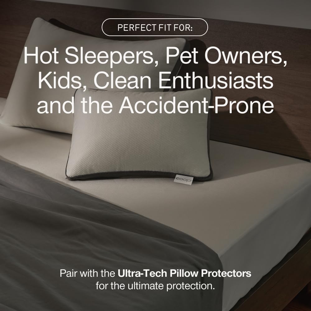 Coop Home Goods Ultra-Tech protector machine washable for easy care