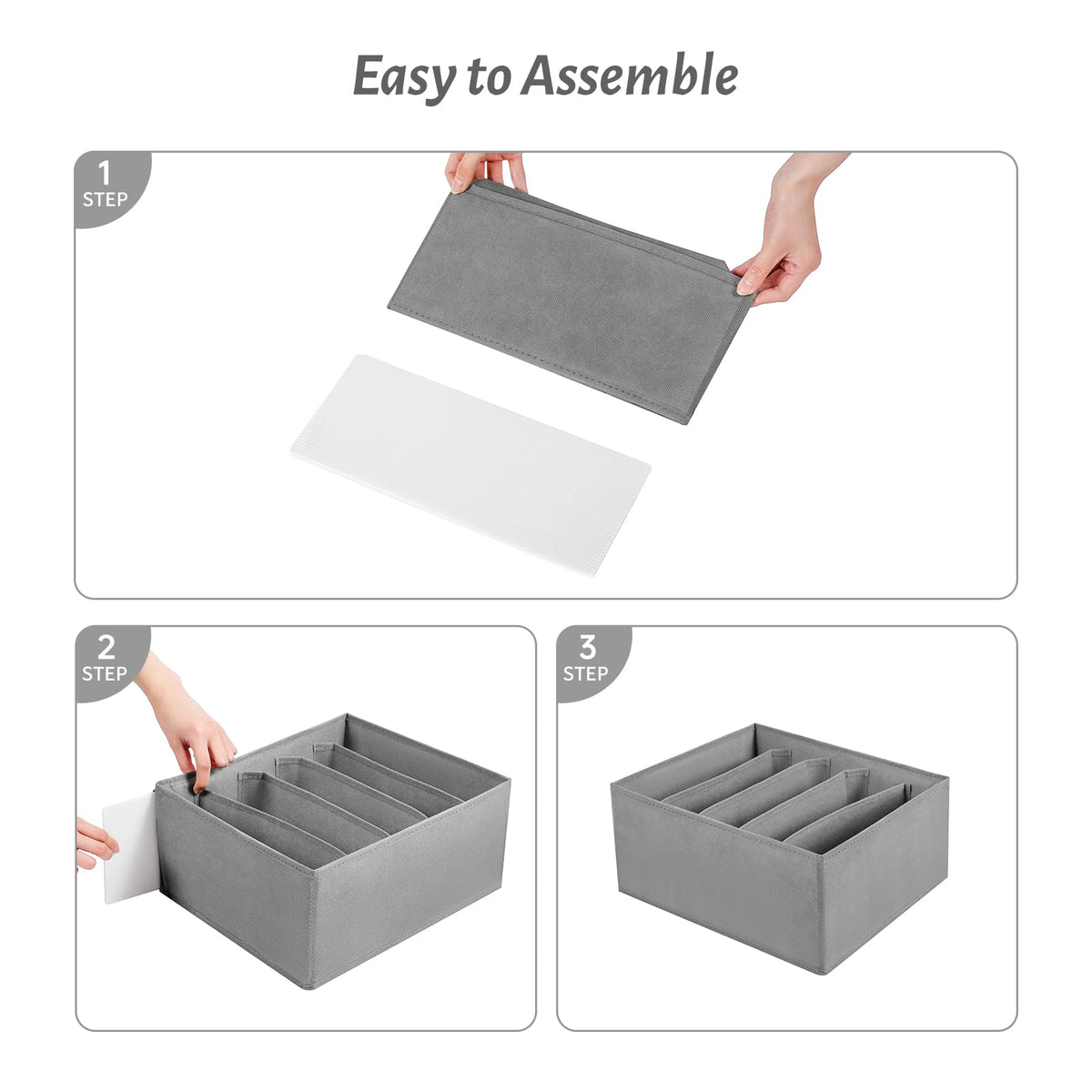 Coorganisers drawer organizer offering clear visibility for quick item finding