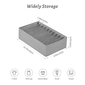 Coorganisers Foldable and stackable drawer organizer for space saving