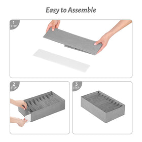 Coorganisers Non woven fabric construction with PP board inserts for shape retention