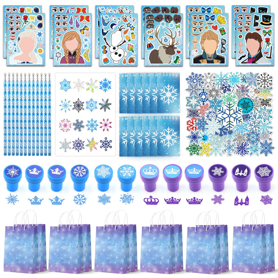Coosilion Frozen party favors package with bright colors for party gifts