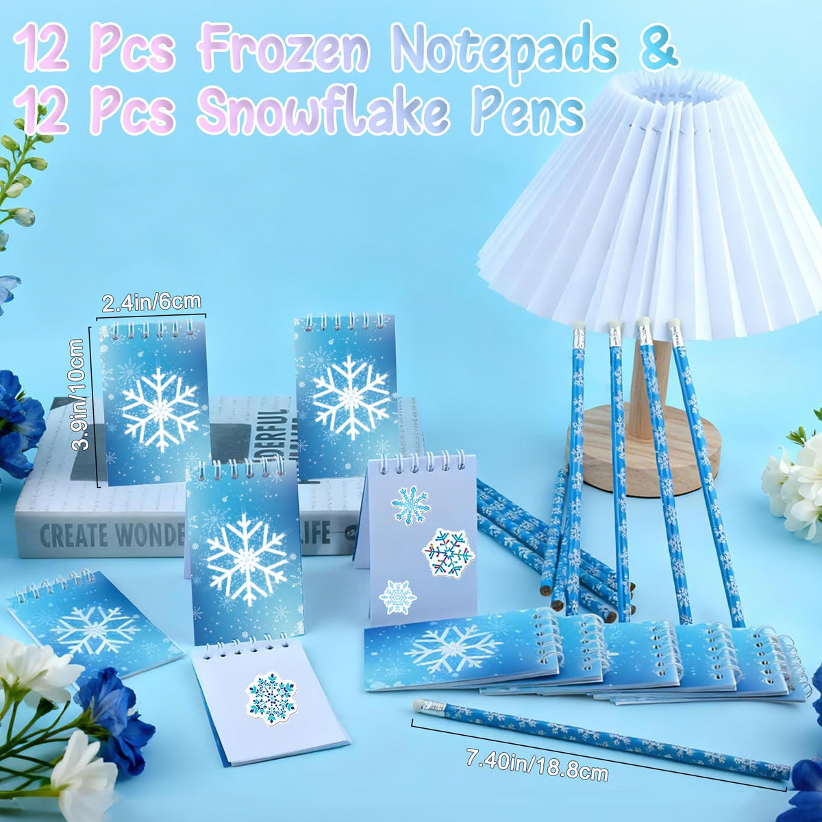 Coosilion Frozen snowflake stamps for stamping crafts