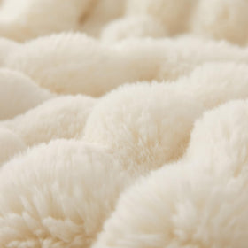 COOVA gift-ready faux fur throw ideal for gifting to loved ones.