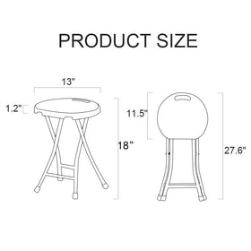 COOZMENT UV-resistant durable stool for long-term outdoors.