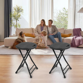 COOZMENT folding stool in open setup for seating.