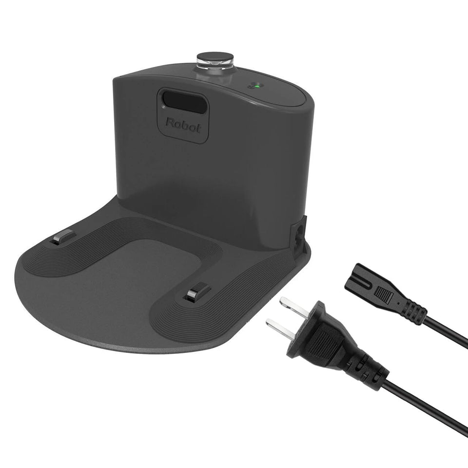 Copeeanzy charger dock for Roomba front view showing universal compatibility.