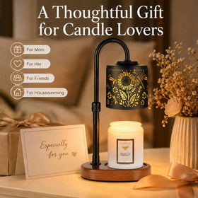 Copinpin Dimmable Candle Warmer Lamp anti-slip base keeps placement stable