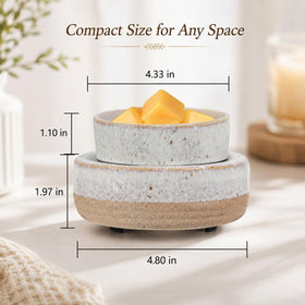 Copinpin wax burner jar candle-compatible setup for quick, clean scent release.