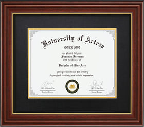 CORE ART diploma frame 11x14 with mat front displays certificates with a polished, protected look.