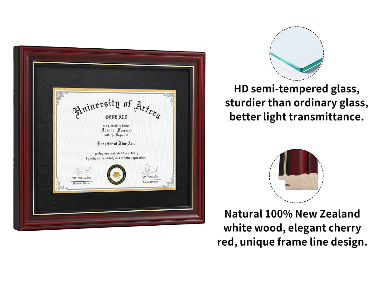 CORE ART diploma frame 15x18 without mat for larger documents