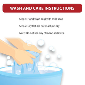 Core Products Jackson Roll hand-washable care for simple maintenance.