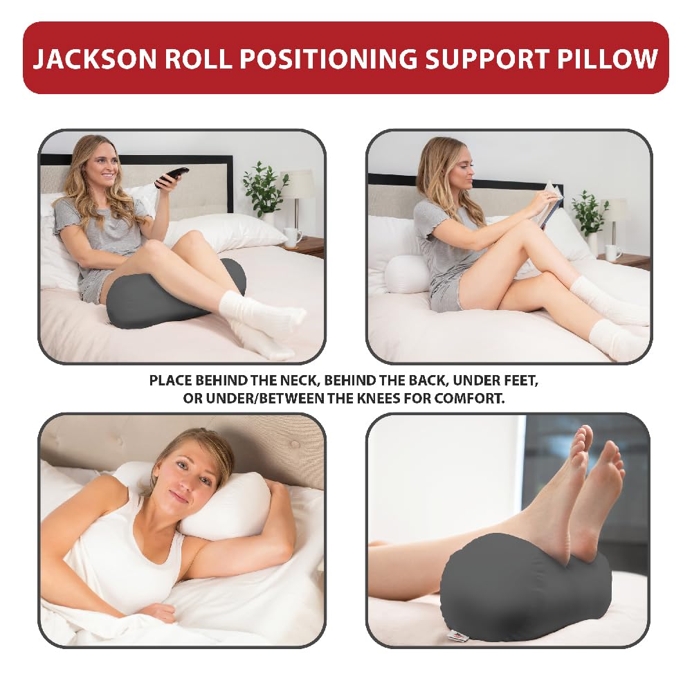 Core Products Jackson Roll leg elevation bolster compatible with rest and circulation.