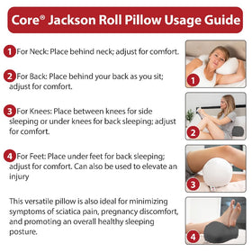 Core Products Jackson Roll travel-compact pillow for easy on-the-go comfort.