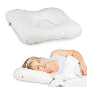 Core Products Tri-Core center cradle supports proper neck alignment for back sleepers.