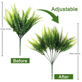 Coreland Boston fern 20-pack stem-detail shows natural texture for DIY arrangements.
