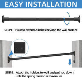 CorkLatta anti-slip design keeps curtains in place during use.