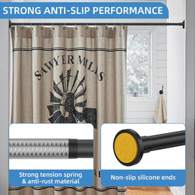 CorkLatta rod installs without drilling, ideal for rentals or temporary setups.