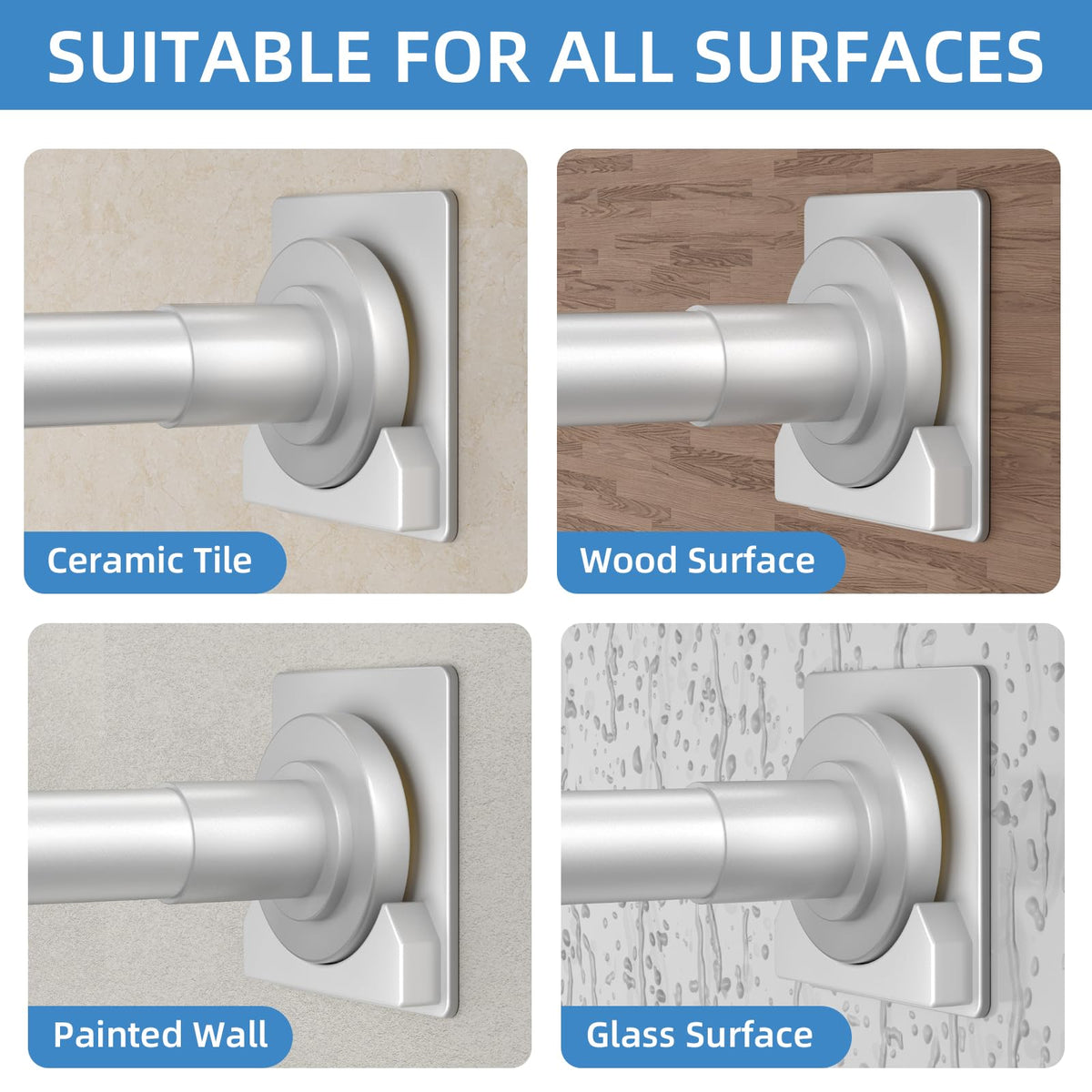 CorkLatta no-drilling installation keeps walls intact while easy setup