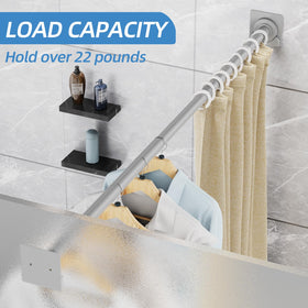 CorkLatta stainless steel rod holders provide stable installation on a variety of walls