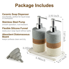 Cormomu diatomaceous tray under dispensers soaks up moisture