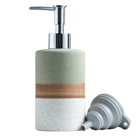 Cormomu dish soap dispenser with stainless pump for easy, mess-free kitchen refills
