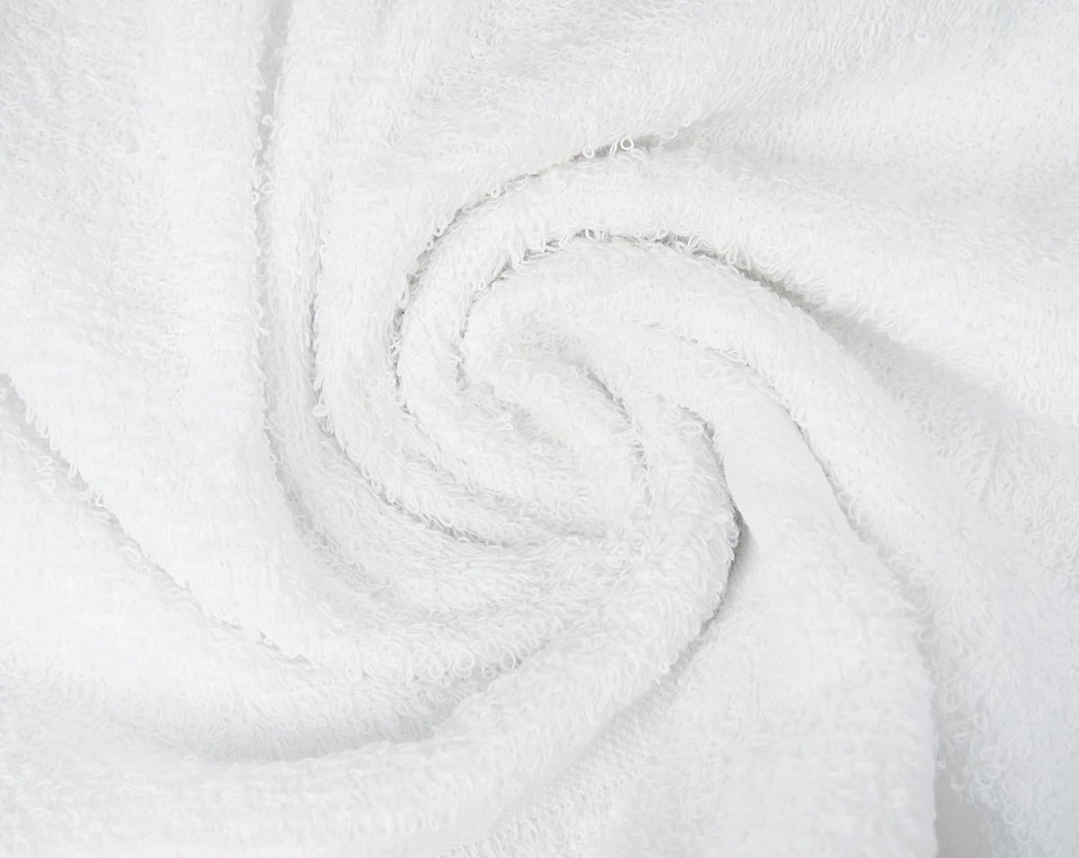 Bulk-pack display of CH towels illustrating durable quality for frequent use.