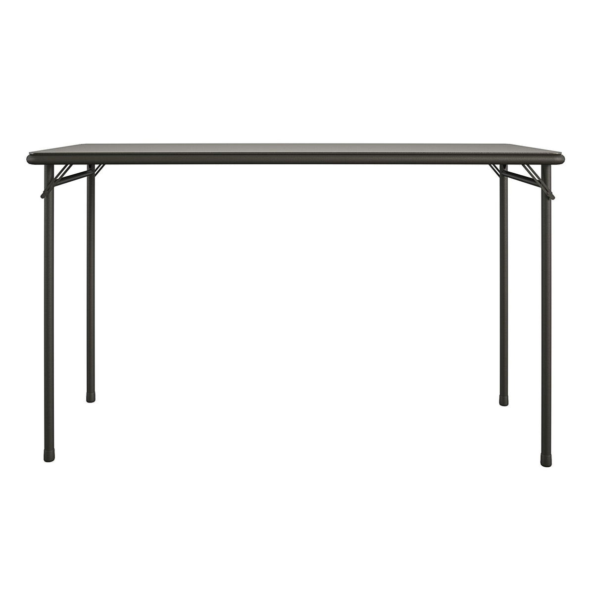 Cosco lightweight table folds flat for simple storage between uses.