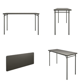 Cosco vinyl-top surface is easy to wipe clean after meals or crafts.