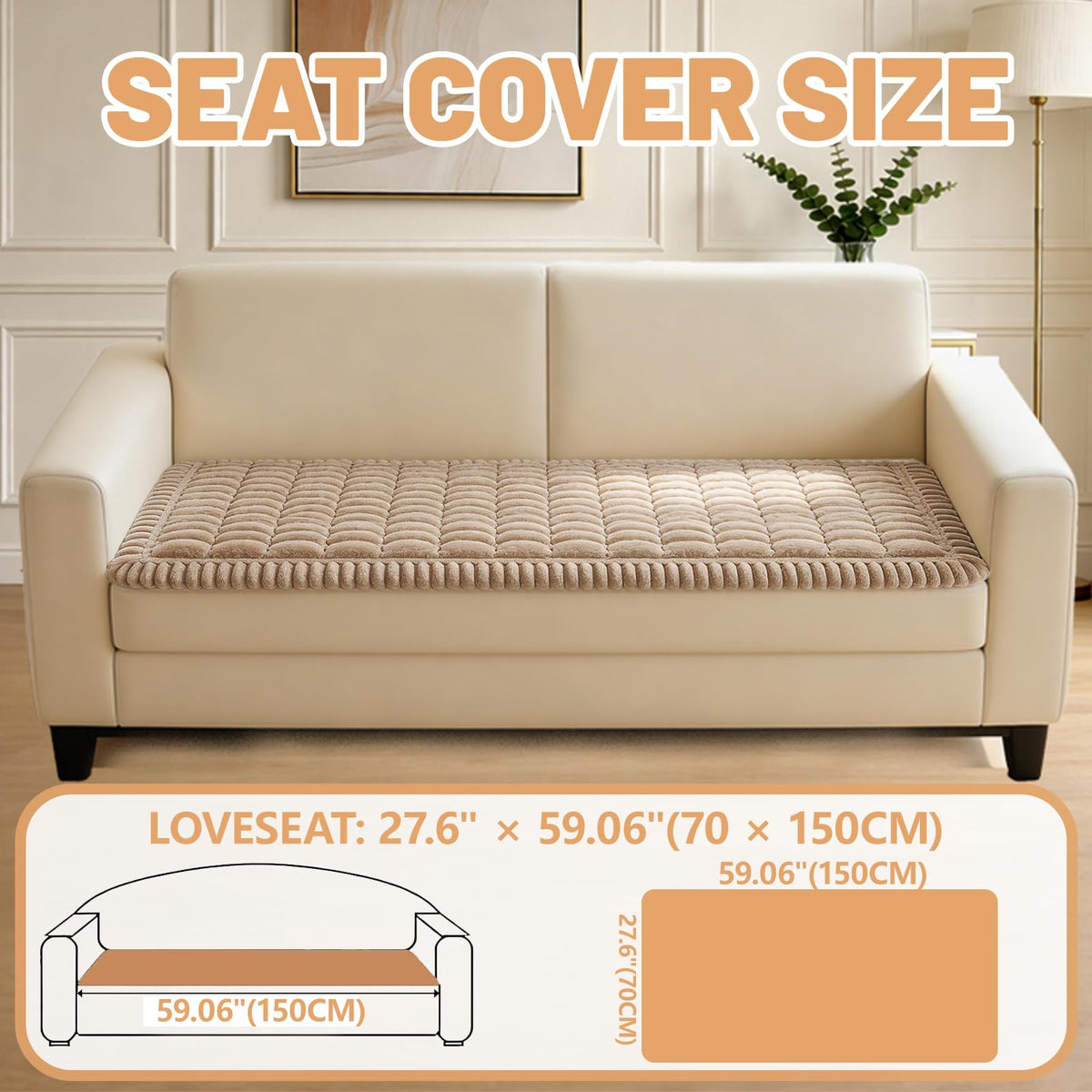CoSofSLIP soft plush finish enhances cozy seating.