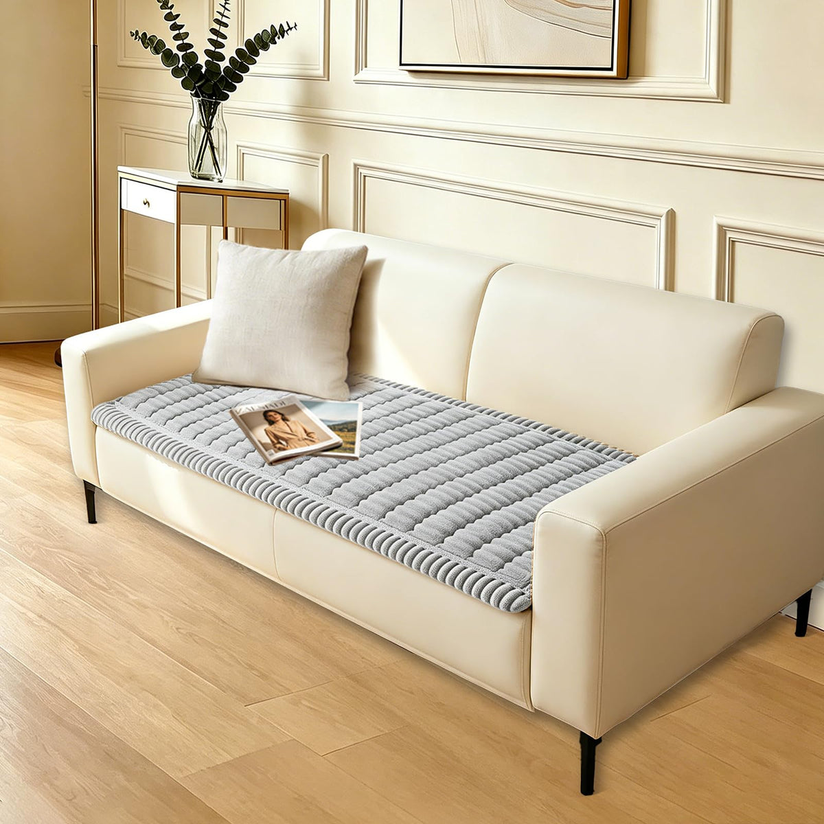 CoSofSLIP-three-cushion-fit-cover fits standard 3-cushion sofas securely.