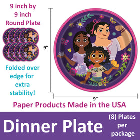 Costume Wizard Encanto napkins 16 for easy cleanup and color pop