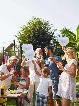 Cosweet lightweight white folding fan ideal for outdoor events and travel.