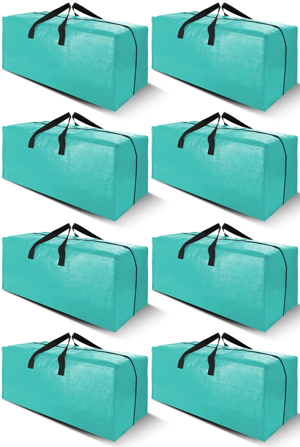 Cosy Family Aquamarine moving bag front view showing large 86L capacity for bulky items.
