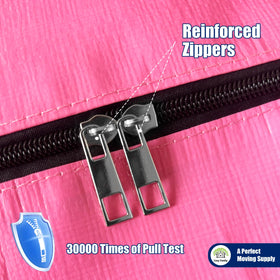 Cosy Family backpack straps enable hands-free carry during multi-room moves for convenience.