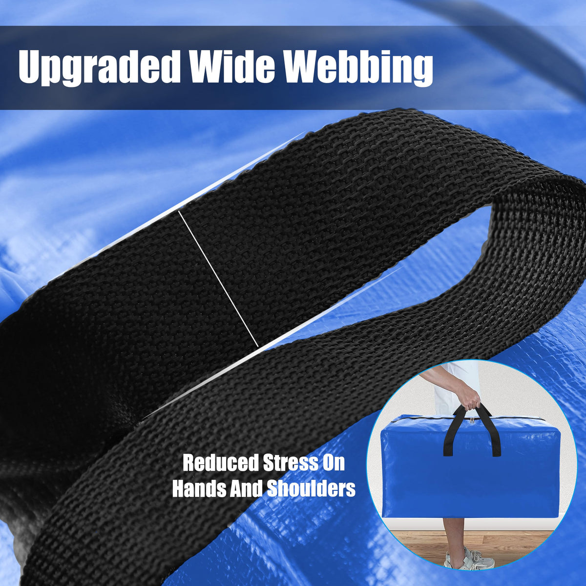 Cosy Family moving bags open top compartment for quick packing and access
