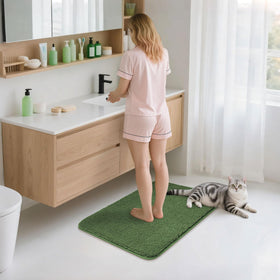 COSY HOMEER extra-thick plush rug ideal for bathroom and bedroom use