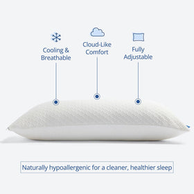 Cosy House Collection memory foam layer detail highlighting adaptive support
