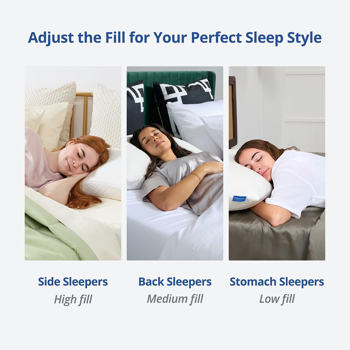 Cosy House Collection removable machine-washable cover for easy care