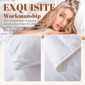Cosybay breathable cotton shell helps regulate temperature for comfort.