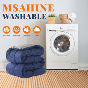 Cosybay care instructions showing machine washable duvet insert.