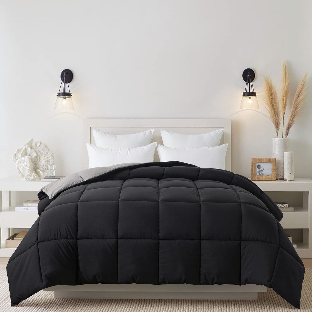 Cosybay comforter machine-wash care demonstrates easy laundry routine.