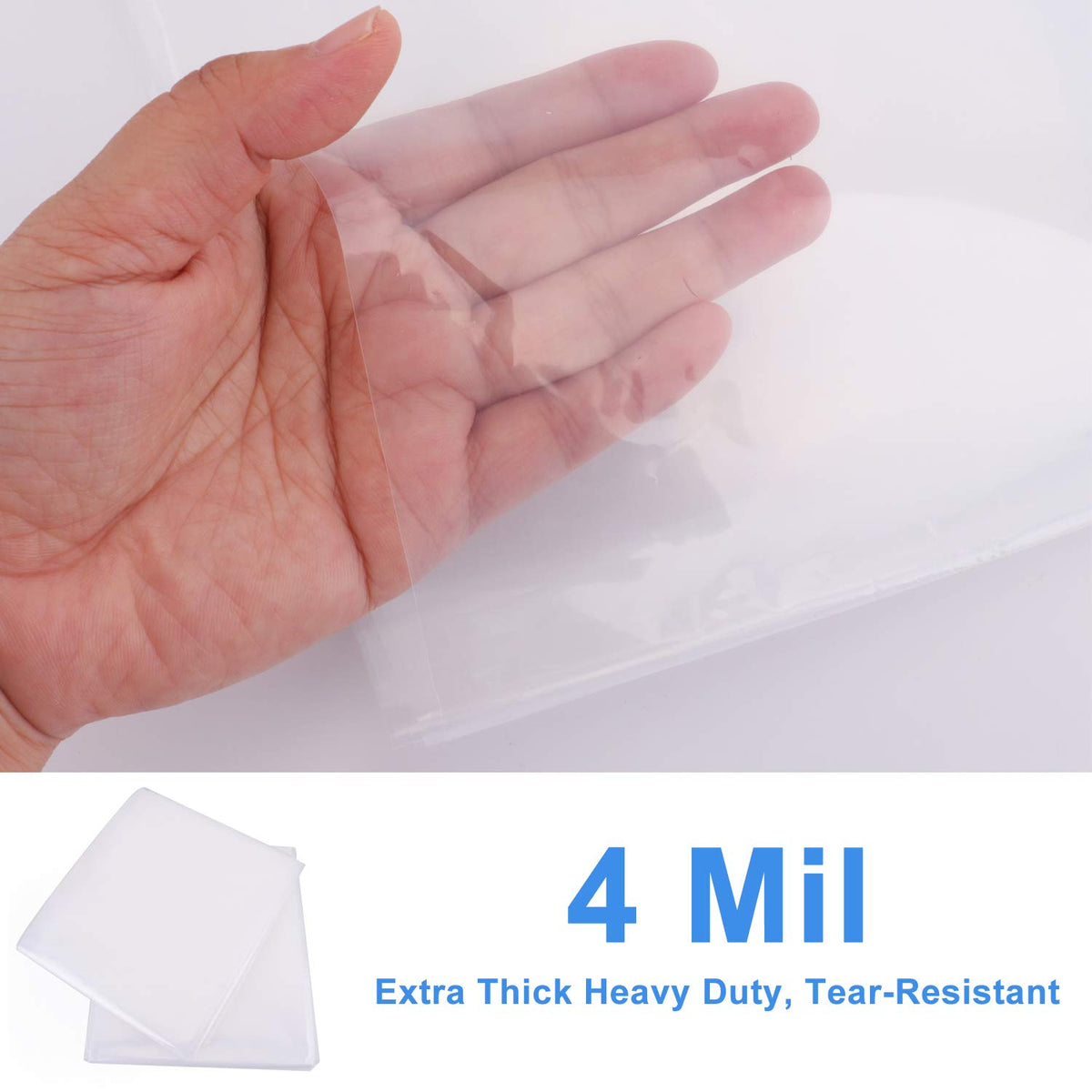 Cosybreeze bag being slipped onto a mattress for easy moving and storage.