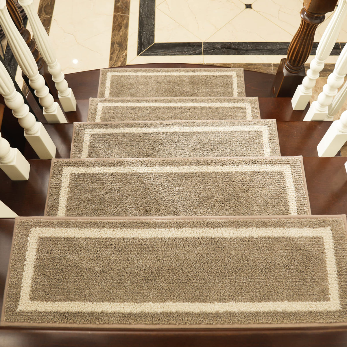 COSY HOMEER four-piece stair tread set for standard indoor stairs