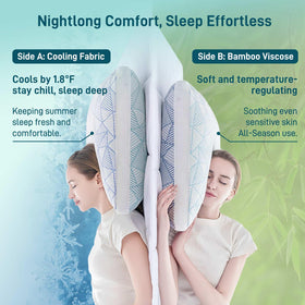 Cotelovo adjustable-height pillow showing customizable neck support for better alignment