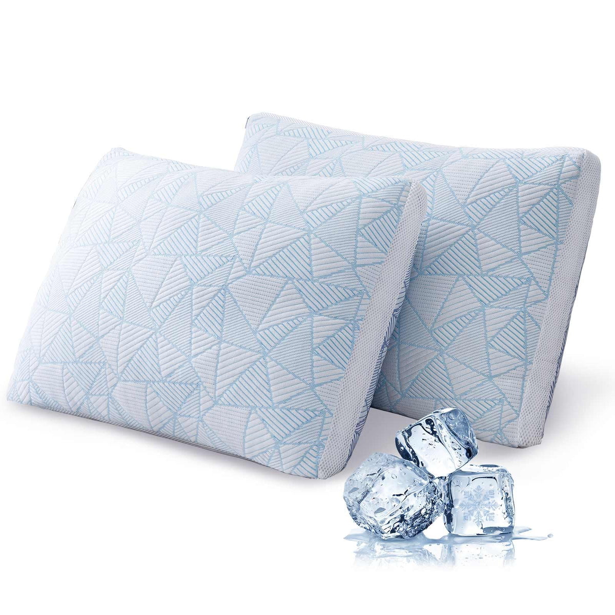 Cotelovo cooling-side pillow with a temperature-regulating dual-face design for refreshing sleep