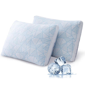 Cotelovo cooling-side pillow with a temperature-regulating dual-face design for refreshing sleep