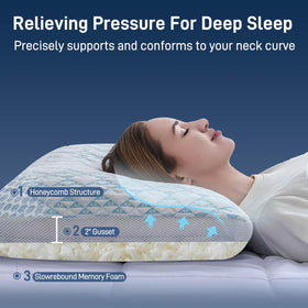 Cotelovo grid surface promoting airflow for cooler sleep