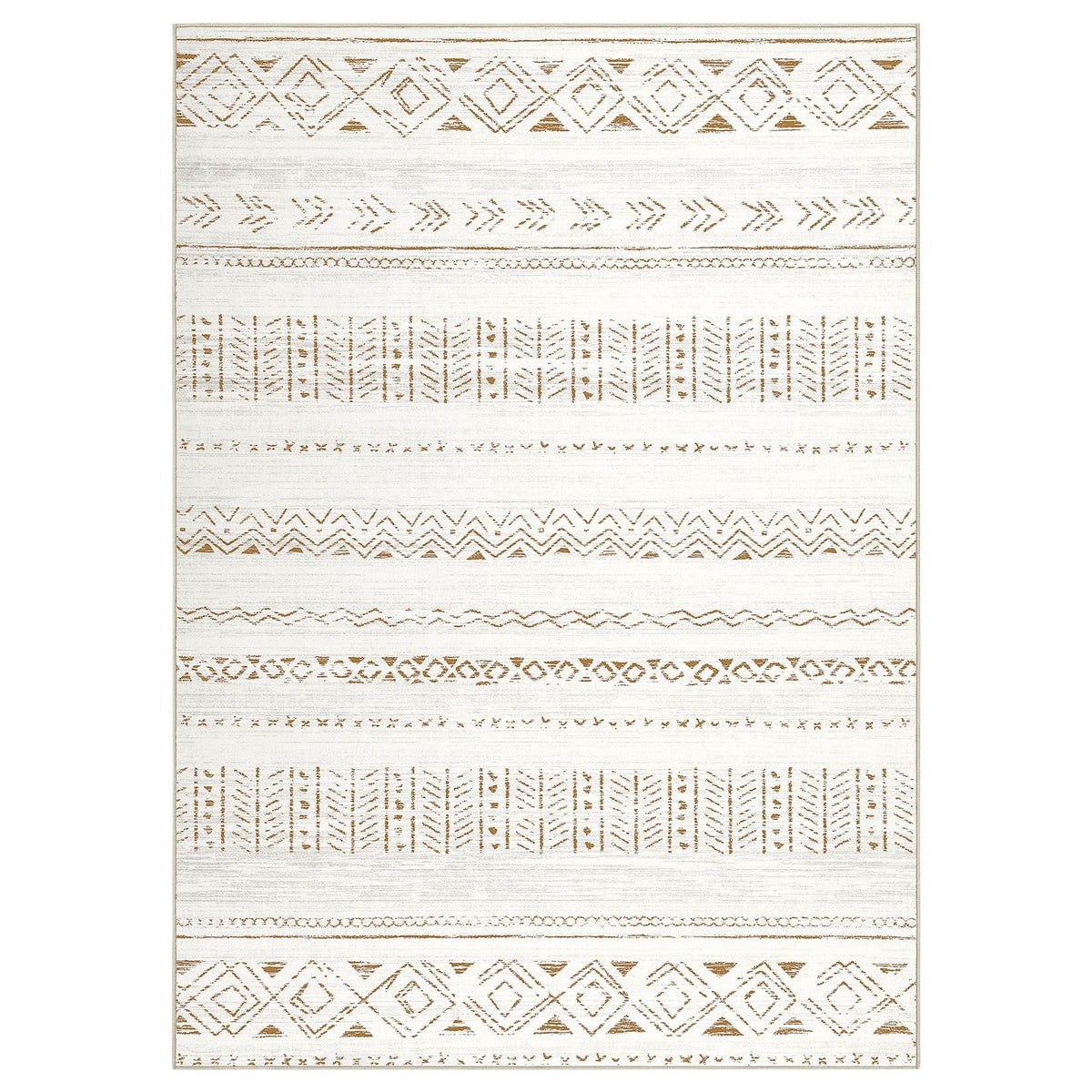 cotiled 5x7 rug suits living spaces, dining rooms, and bedrooms.