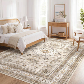 Cotiled easy-clean rug supports machine washing for regular maintenance